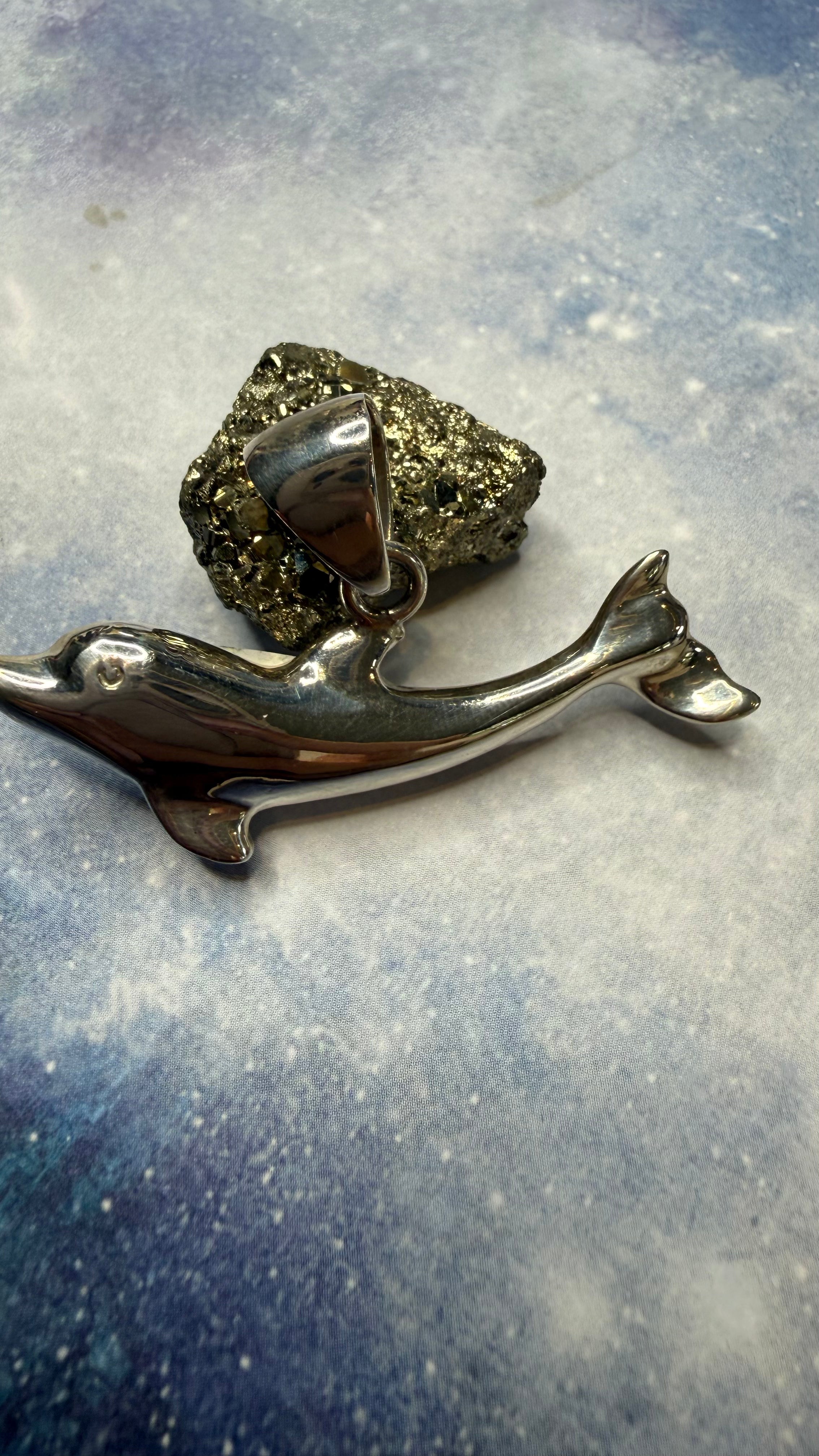 Sterling Silver Dolphin Pendant